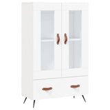 Highboard White 69.5x31x115 cm Engineered Wood 828268