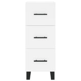 Highboard White 34.5x34x180 cm Engineered Wood 3199257