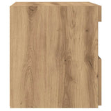 Bedside Cabinet with Drawer 2 pcs Artisan Oak 50 x 40 x 45 cm 862183