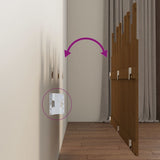 Wall Headboard Honey Brown 146.5x3x80 cm Solid Wood Pine 824796