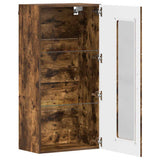 Wooden Cabinet Smoked Oak 50 x 29 x 100 cm Engineered Wood 880226