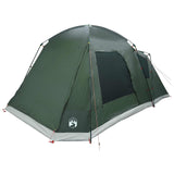 Cabin Tent with Roof Army green 8-Person Polyester and Steel 42028578