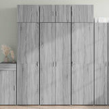 Highboard Grey Sonoma 70x42,5x185 cm Engineered Wood 3281432
