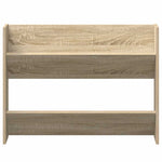 Wall Shoe Cabinets 2 pcs Sonoma Oak 80x18x60cm Engineered Wood 806748