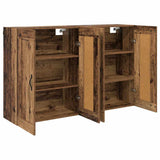 Wall-mounted Cabinet 2 pcs Old Wood 69.5 x 34 x 90 cm 3415558