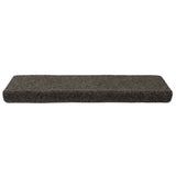 Stair Mats Self-adhesive 30 pcs 65x21x4 cm Anthracite Rectangular Edge 3365699
