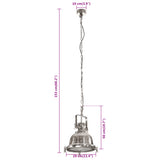 Pendant Lighting 29x29x153 cm Aluminium 357837