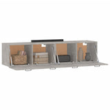 Wall Cabinets 2 pcs Concrete Grey 60x36.5x35 cm Engineered Wood 3115639