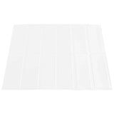 Rectangular Tile 20 pcs White 29 x 23 x 0.08 cm 42021264