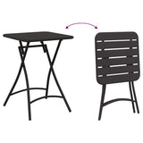 Bistro Table Anthracite 55 x 55 x 72.5 cm Powder-coated Steel 42002948