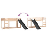 Bunk Bed with Slide&Ladder without Mattress 90x190 cm Single 3284245