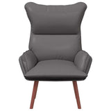 Armchair Grey 69 x 74 x 93 cm Artificial Leather 42001859