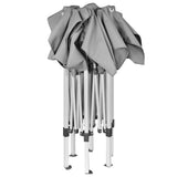 Hexagonal Pop-Up Foldable Marquee Grey 3.6x3.1 m 42108