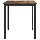 Dining Tables 70 x 70 x 75 cm Engineered Wood Smoked Oak Square 892622