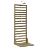 Outdoor Shower 225 cm Impregnated Pine Wood and Stainless Steel 886351