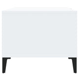 Coffee Table White 90x50x40 cm Engineered Wood 812663