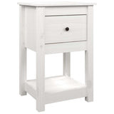 Bedside Cabinets 2 pcs White 40x35x61.5 cm Solid Wood Pine 821732