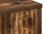 Sideboard Smoked Oak 89.5 x 33 x 82 cm Engineered Wood 883459