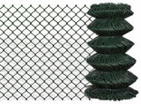 Chain Link Fence Steel 0,8x15 m Green 140343