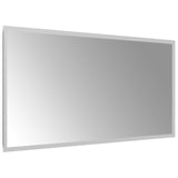 LED Bathroom Mirror Transparent 80 x 40 cm Tempered Glass 42045816