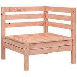 Garden Sofa Douglas natural wood Solid Douglas Wood 3-Seater 838031