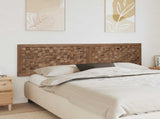 Bed Headboard Natural Solid Teak Wood 42024564