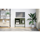 TV Cabinet Olive Green 68x39x60.5 cm Steel 853390