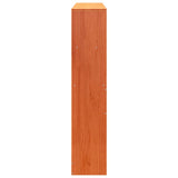 Headboard with Storage Wax Brown 150 cm Solid Wood Pine 855659