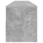 TV Cabinet with LED Lights Concrete Grey 120x35x40 cm 804359