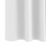 Blackout Curtains with Rings 2 pcs Bright White 260 x 140 cm 4107497