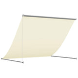 Retractable Awning Cream 250x150 cm Fabric and Steel 368760