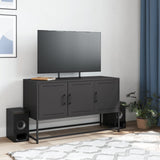TV Cabinet Black 100.5x39x60.5 cm Steel 846476