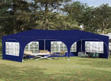 Pop-up Party Tent 575 x 288 x 245 cm Blue Oxford Fabric 42019890