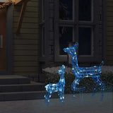Reindeer Family Blue Acrylic Small Decorative Inlays 329791