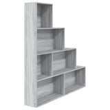 Book Cabinet Grey Sonoma 155x24x160 cm 815361