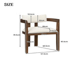 Set of 2, solid wood chairs, dining chairs, suitable for homes, restaurants, living rooms, and N606P403805B