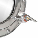Porthole Mirror Wall Hanging 38 cm Aluminium and Glass 357849