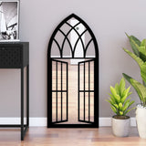 Mirror Black 100x45 cm Iron for Indoor Use 3093532