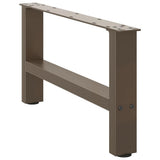 Coffee Table Legs Natural Steel 2 pcs 70x cm Steel 4013271