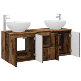 Bathroom Cabinet Set 3 pcs Old Wood 49.5 x 44.5 x 65 cm 3405705