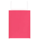 Paper Bags 250 pcs with Handles Pink 32x22x28 cm 4101680