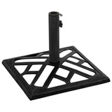 Umbrella Base Black 44x44x31 cm Cast Iron 317763