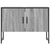 Bathroom Sink Cabinet Grey Sonoma 80x33x60 cm Engineered Wood 842464