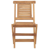 Folding Garden Chair Set of 2 Teak Solid teak wood Standard 362755