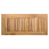 Garden Bench 2 pcs Brown Solid Teak wood 42006396