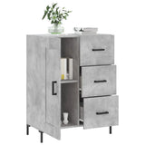 Sideboard Concrete Grey 69.5x34x90 cm Engineered Wood 830264