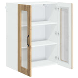 Wall Glass Cabinet LUCCA Artisan Oak 60 x 31 x 80 cm 885094