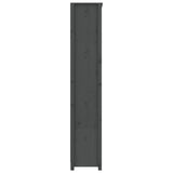 Book Cabinet Grey 80x35x183 cm Solid Wood Pine 821696