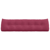 Back Pillow Wine Red 180 x 24 x 50 cm Velvet 42014579