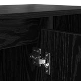 TV Cabinet Black Oak 100 x 35 x 55 cm Engineered Wood 882722